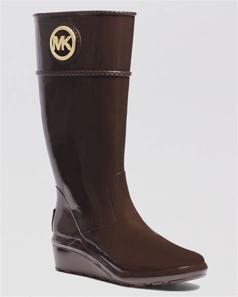 michael kors rainboots on women|brown waterproof michael kors boots.